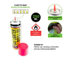 Home Master 3PCE Butane Gas Lighter Refill 5 Changeable Nozzle Attachments