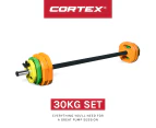 Cortex 30kg Pump/Studio Barbell Weight Set - Multi