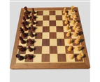 40*40*5cm Magnetic Large Wooden Timber Oak Chess Set