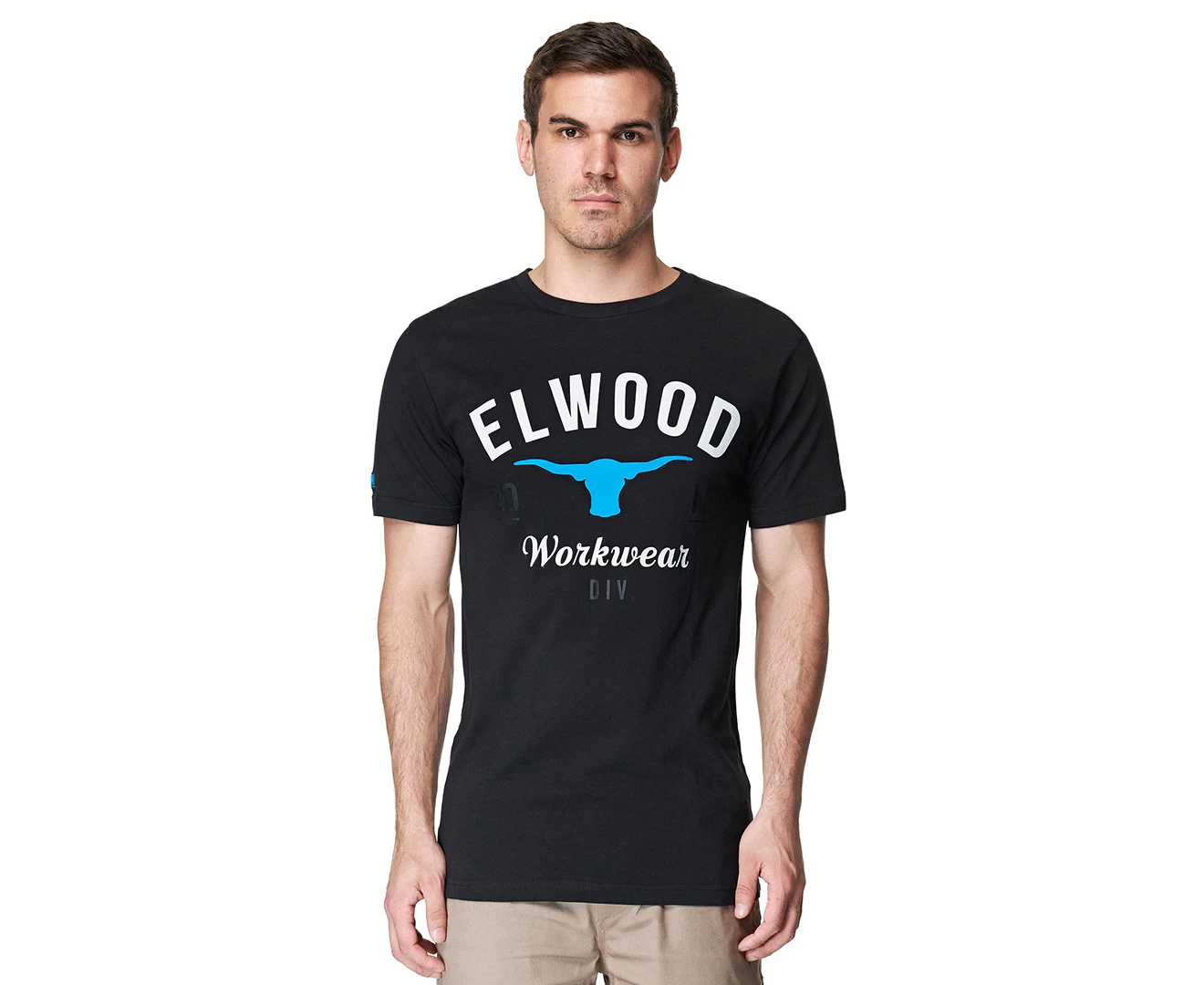 Elwood Workwear Men's Original Tee / T-Shirt / Tshirt - Black