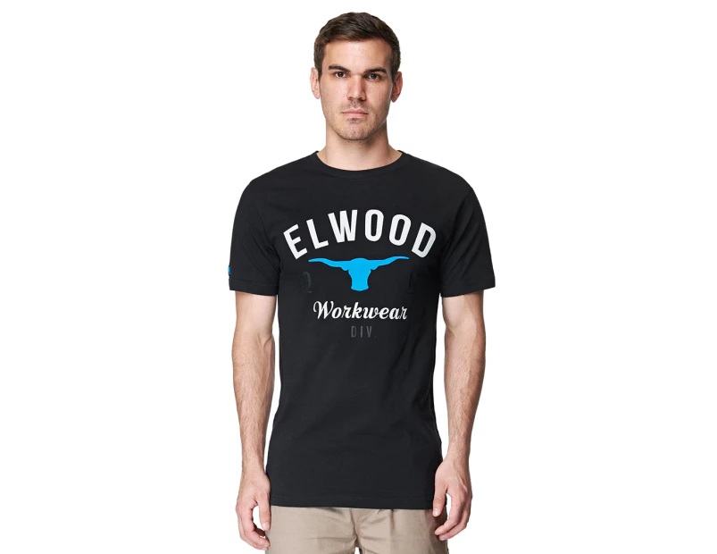 Elwood Workwear Men's Original Tee / T-Shirt / Tshirt - Black