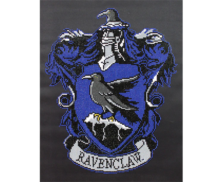 Harry Potter RAVENCLAW CREST, 5D Multi Faceted Diamond Painting Art Kit