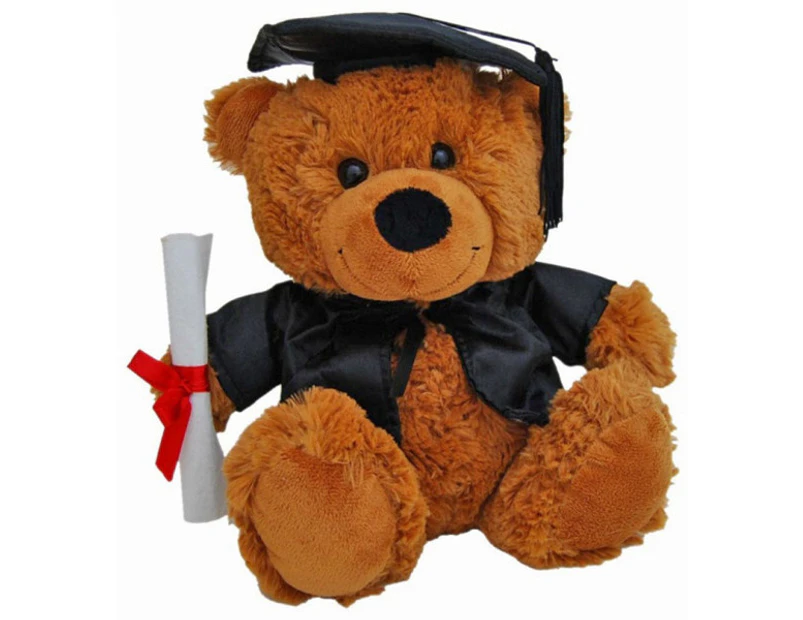 Graduation Teddy Bear Dressed teddy soft plush toy by Elka Catch