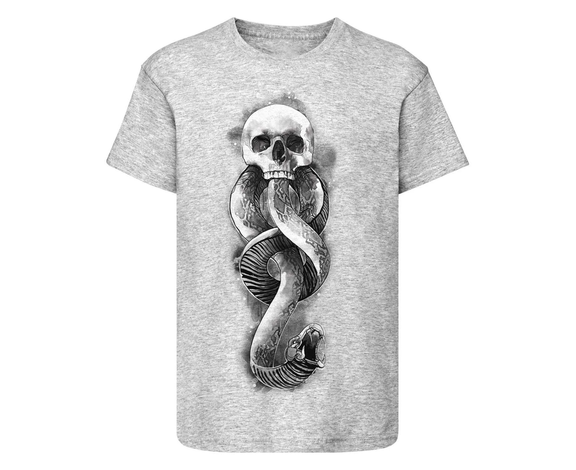 Harry Potter Womens Dark Mark T-Shirt (Grey Heather) - HE223