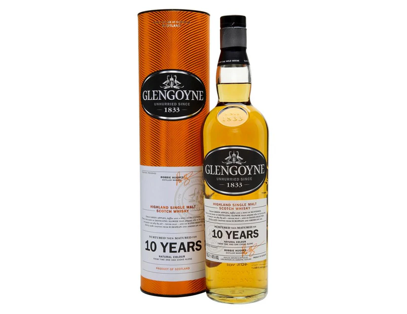 Glengoyne 10 Year Old Single Malt Scotch Whisky 700ml