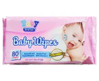 80pk XtraCare Baby Wipes w/ Vitamin E