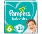Pampers Baby-Dry Junior Size 6 13-18kg Nappies 33-Pack 2