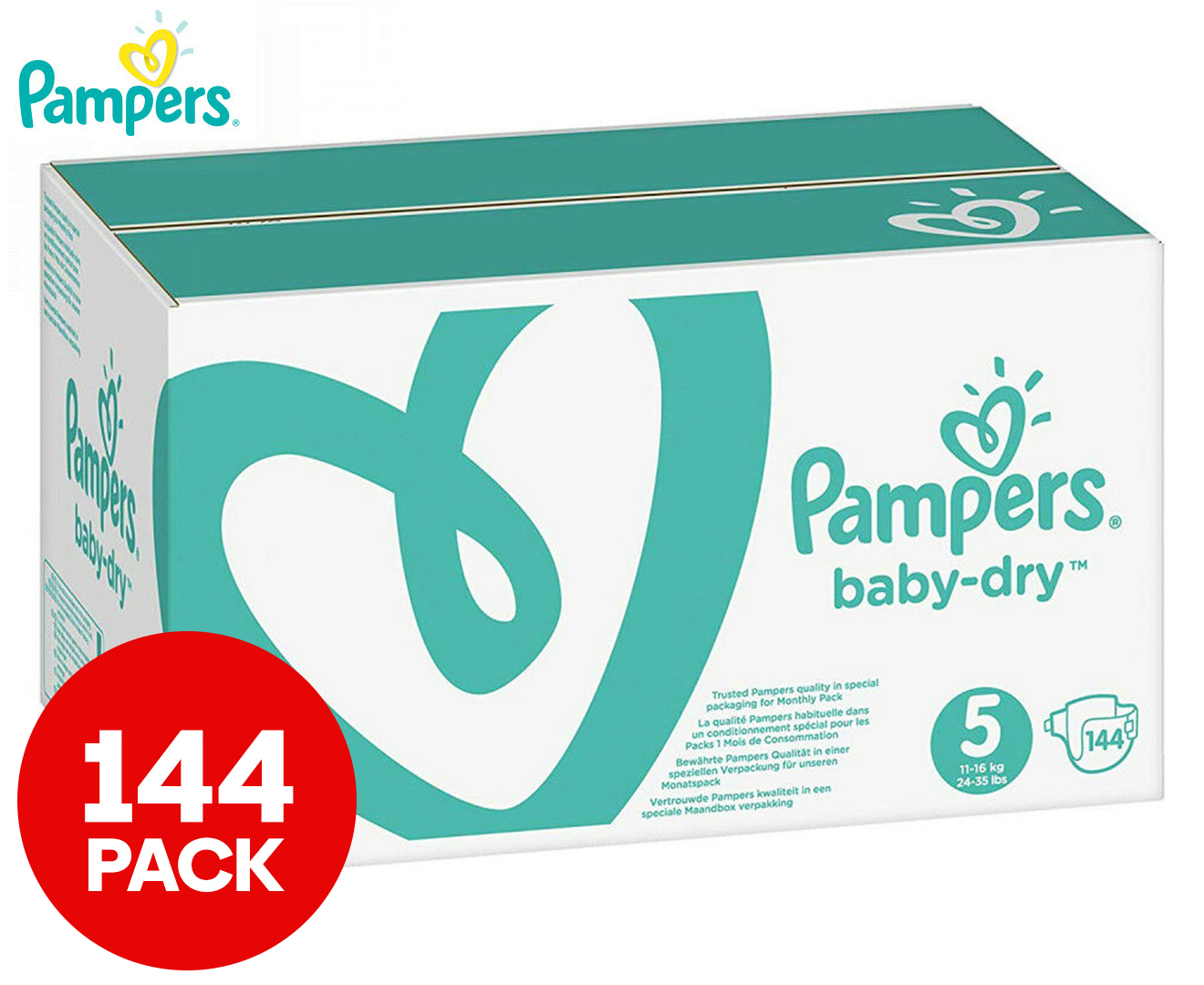 Pampers Baby-Dry Walker Nappies | Catch.com.au