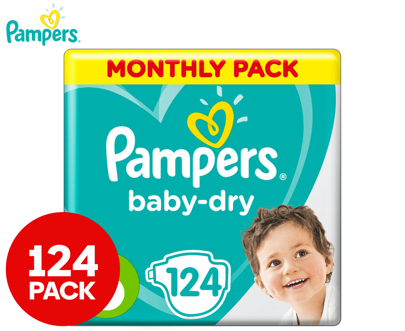 Woestijn Ga trouwen Graag gedaan Pampers Baby-Dry Junior Size 6 13-18kg Nappies 124-Pack | Catch.com.au
