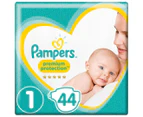Pampers Premium Protection Newborn Size 1 2-5kg Nappies 44-Pack