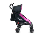 Vee Bee Buz 108cm Reclining/Foldable Stroller/Pram Baby/Infant 0m+ Rose Pink