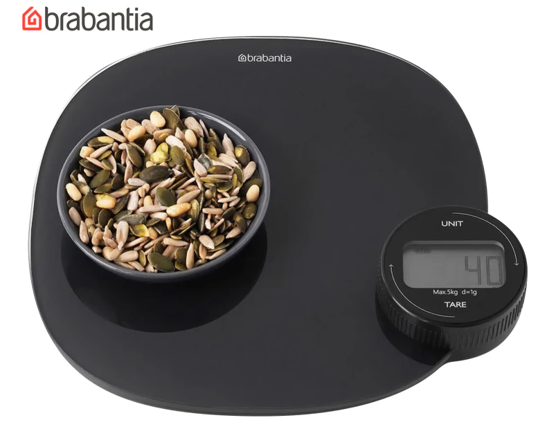 Brabantia Digital Kitchen Scales - Dark Grey