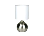 Lotti Touch Table Lamp Brushed Chrome