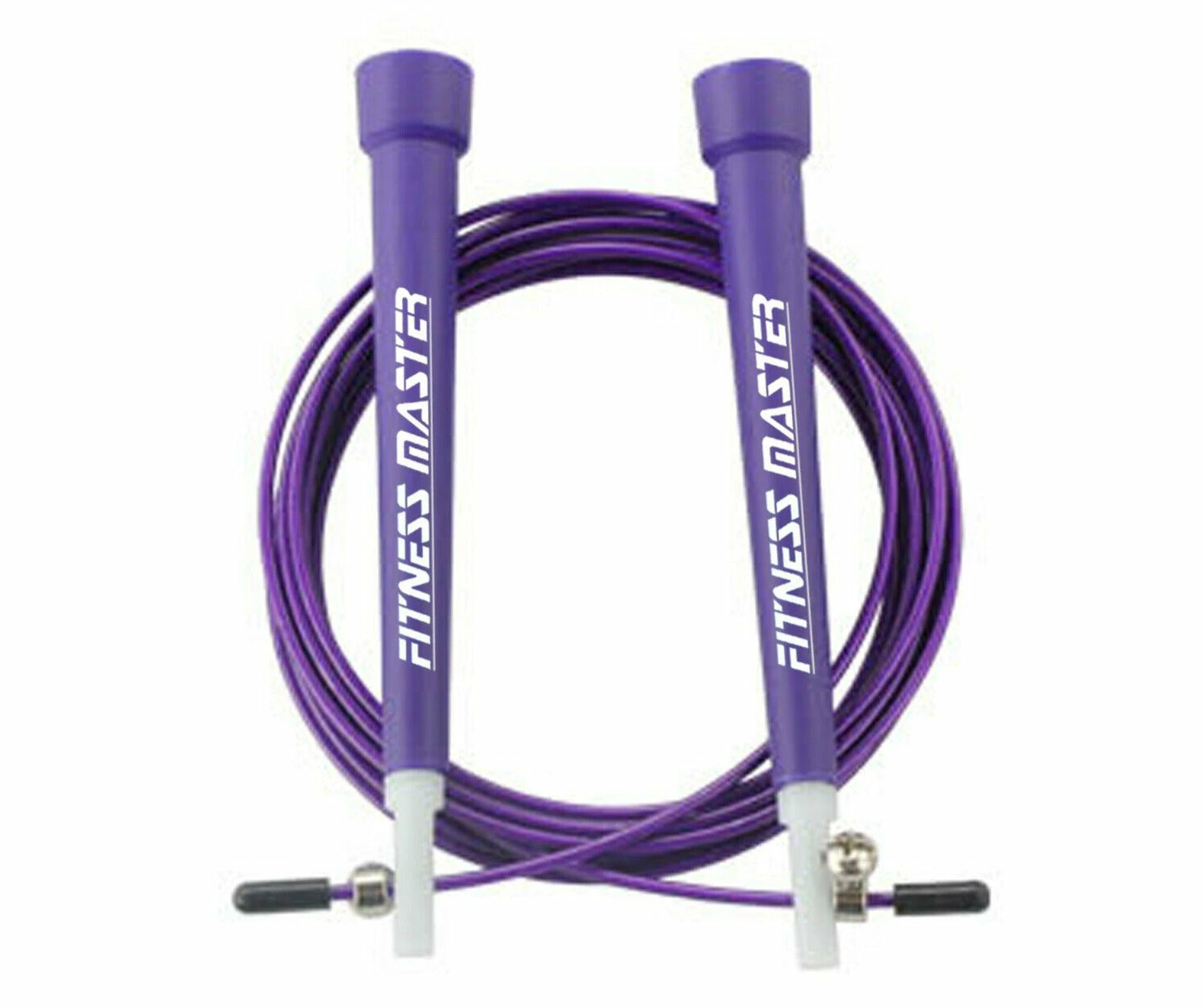 3M Adjustable Steel Skipping Ropes, Jump Cardio Exercise ropes - Purple