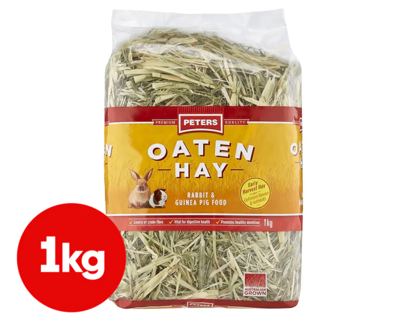 Peters Premium Quality Oaten Hay Rabbit & Guinea Pig Food 1kg