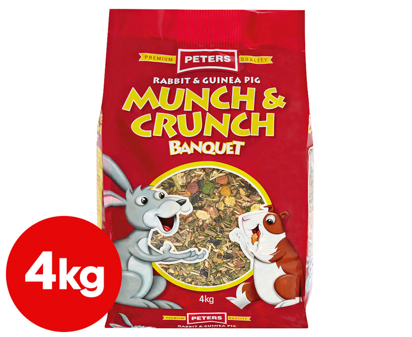 Peters Rabbit & Guinea Pig Munch & Crunch Banquet Pet Food 4kg