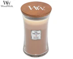 WoodWick White Honey, Oat Flower & Golden Milk Golden Treats Trilogy Large Scented Candle 609g