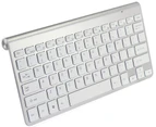 TODO 2.4Ghz Wireless Keyboard Nano Usb Receiver Mac Windows Android - Silver White