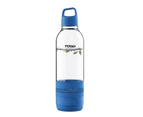 2X Bluetooth Water Bottle Speaker 400Ml Portable Rechargeable Bottled Speakers - Blue