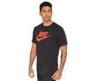 Nike Men's Futura Shoebox SS Tee / T-Shirt / Tshirt - Black