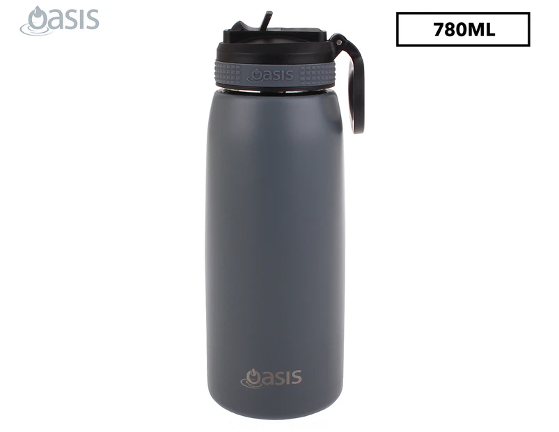 Oasis 780mL Double Wall Insulated Sports Drink Bottle - Steel