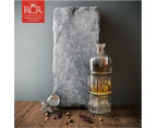 RCR Cristalleria 3-Piece Combo Stackable Whiskey Decanter & Tumbler Set