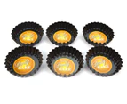 Daily Bake Individual Mini-Quiche Pan With Loose Base  7.5cm x 2cm - Set of 6