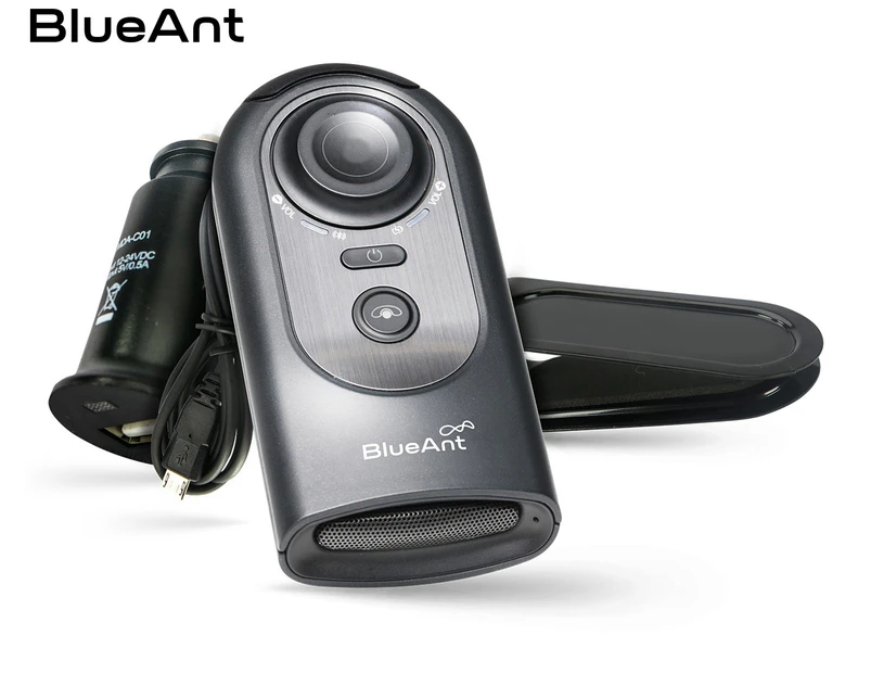 BlueAnt Commute3 Speakerphone Home Office Conference Speaker + Visor Car Kit