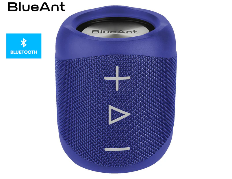 BlueAnt X1 Portable Bluetooth Speaker - Blue