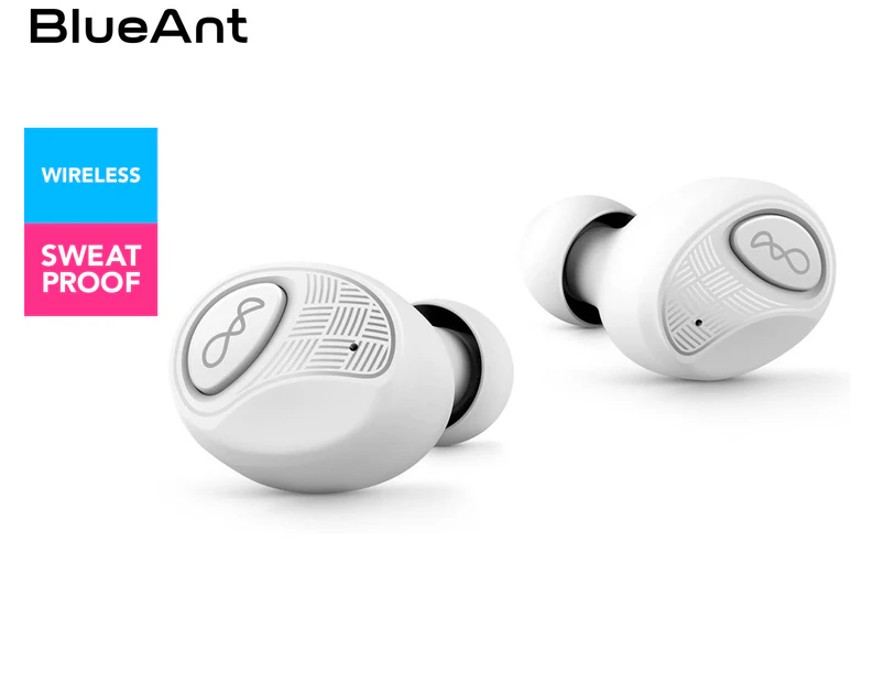 BlueAnt Pump Air 2 Wireless Sports Earbuds - White