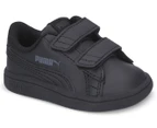 Puma Toddler Boys' Smash V2 Leather Sneakers - Puma Black