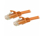 Star Tech 1.5m UTP Snagless Cat6 UTP Ethernet LAN Cable Patch Cord RJ45 Orange