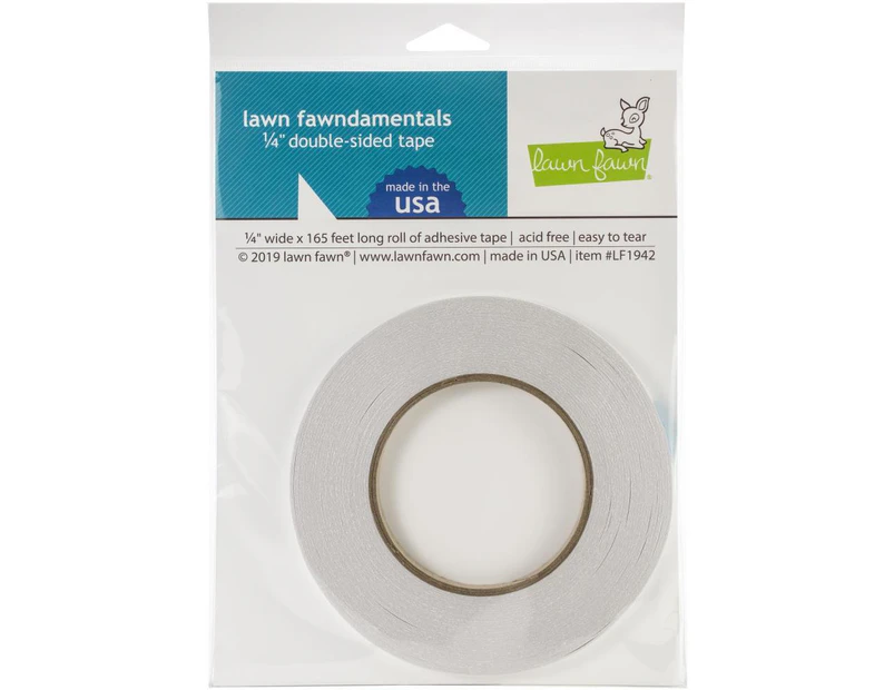 Lawn Fawn Clear Double-Sided Adhesive Tape 1/4 Inch 6mm x 50m