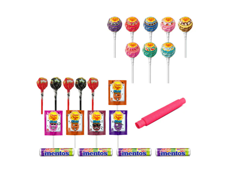 Chupa Chups Showbag Kids Candy Lollipop/Tongue Painters Confectionary Show Bag