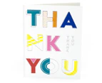 John Sands Thank You Card 10-Pack - White/Multi