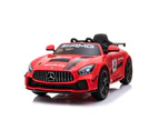 Kids Ride On Car Licenced Mercedes Benz Amg Gt4 Electric Toys Remote Red