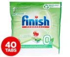 40pk Finish Powerball 0% Wrapper Free All-In-One Dishwashing Tabs