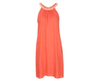 Mountain Warehouse Womens Cornwall Sleeveless Dress Ladies Outdoors Summer Wear - Orange