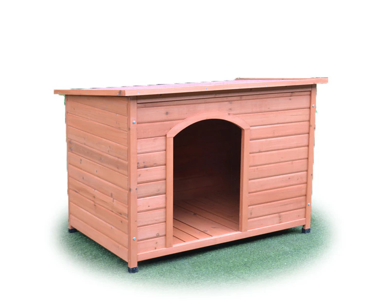 Large Wooden Pet Dog Kennel Timber House Cabin Wood Log Box 1160Cm