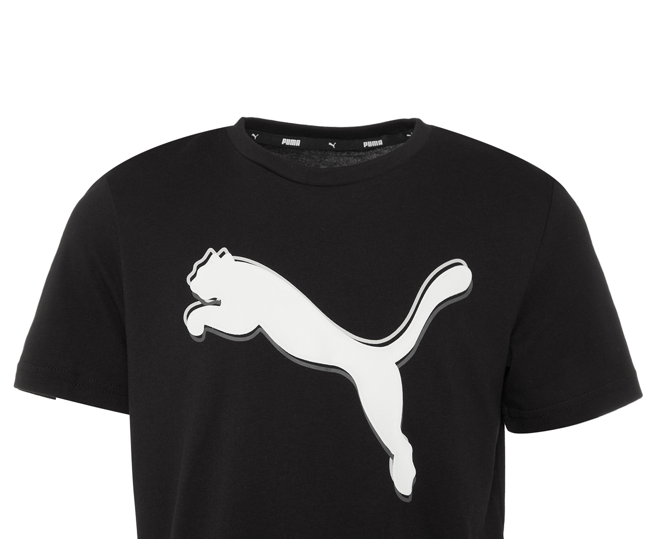 Puma Boys' Alpha Graphic Tee / T-Shirt / Tshirt - Puma Black | Catch.com.au