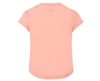 Puma Girls' Modern Sports Logo Tee / T-Shirt / Tshirt - Apricot Blush
