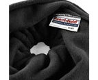 Beechfield Unisex Suprafleece Anti-Pilling 2in1 Winter Hat And Neck Warmer/Snood (Black) - RW232