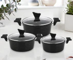 Carl Schmidt Sohn 6-Piece Monheim Non-Stick Casserole Set