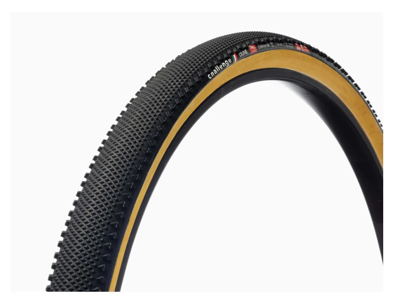 Challenge Dune Pro Open Tubular Folding Clincher Tyre - 700 x 33mm - Black/Tan - Black/Tan