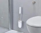 Joseph Joseph Flex Steel Wall Mounted Toilet Brush - White