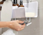 Joseph Joseph EasyStore Large Shower Caddy with Removable Mirror