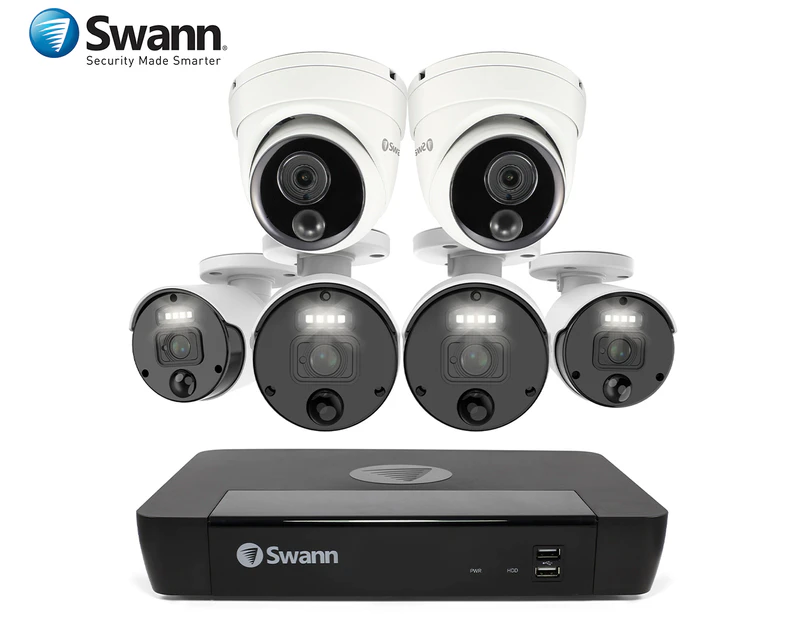 Swann SONVK-876804B2D-AU Master-Series 6-Camera 8-Channel NVR Security System