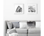 Set of 2 Cooper & Co. 40x40cm Premium Paradise Wooden Photo Frames - White