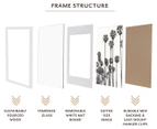 Cooper & Co. 60x90cm Premium Paradise Wooden Photo Frame - White