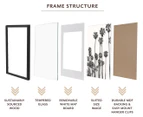 Cooper & Co. 50x70cm Mat to 40x50cm Black Premium Paradise Wooden Photo Frame